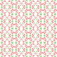 seamless floral pattern with flowers