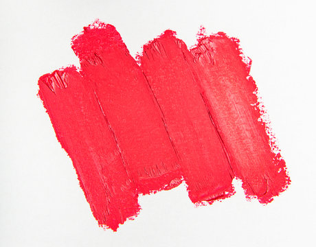 Lipstick swatch for make up