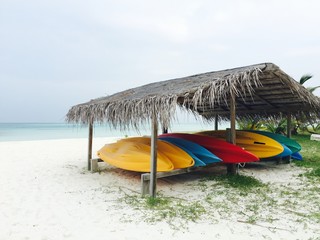 island resort boat