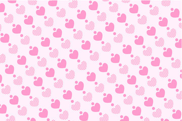 seamless background with hearts