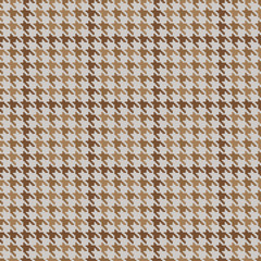 Vector knitted seamless pattern houndtooth