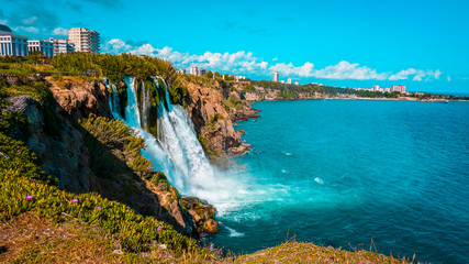 Fototapeta premium view of the island in mediterranean sea