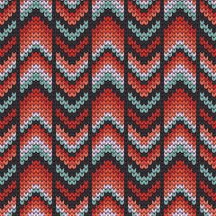 Seamless geometric pattern chevron style