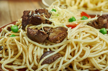 Tajarin with Chicken Liver Sugo