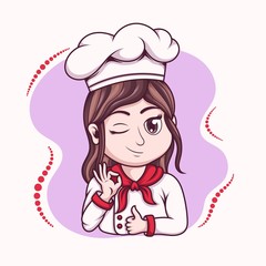 Bakery girl chef