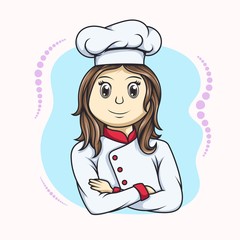 Bakery girl chef