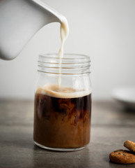 café à la crème de lait