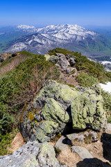 燧ヶ岳（俎嵓）から見た会津駒ヶ岳