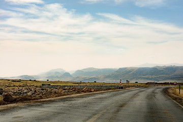 Deserted coutry road