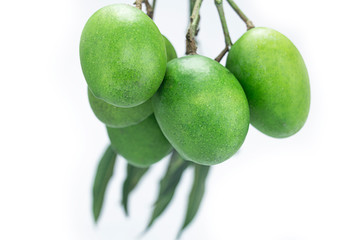 raw green mangoes