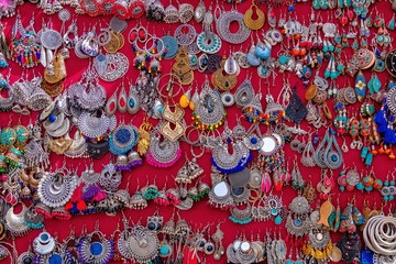 Colorful Indian Style Traditional Earrings