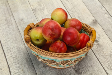 Sweet tasty fresh ripe apricots