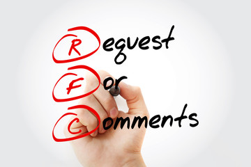 RFC, Request for Comments acronym, concept background
