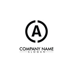 initial, letter A company or business logo design vector © Natural Sri 