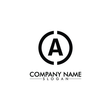 initial, letter A company or business logo design vector