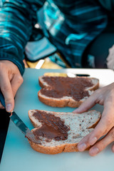 bread with Nutella