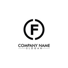initial, letter F company or business logo design vector