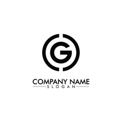 initial, letter G company or business logo design vector