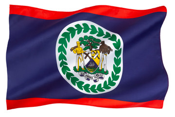 The flag of Belize