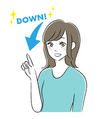 コストダウン　女性