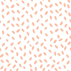 Modern vector oval seamless pattern for print design.