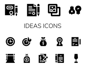 ideas icon set
