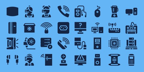 Fototapeta premium device icon set