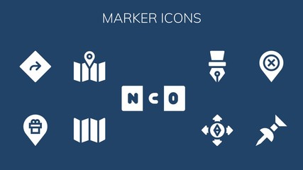 marker icon set