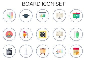 board icon set