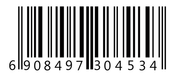 Bar code. Barcode line bar stickers. Imformation about product.