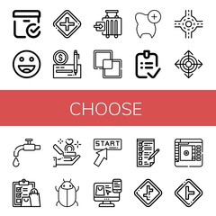 choose icon set