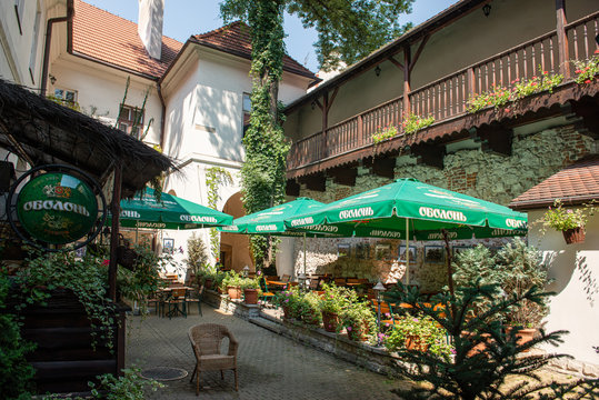 KARKOW, POLAND - JULY 27, 2013: Beautiful architecture of old Krakow in Poland