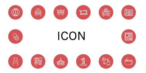 Set of icon icons