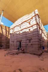 Bet Emanuel (House of Emmanuel) monolith church in Lalibela, Ethiopia