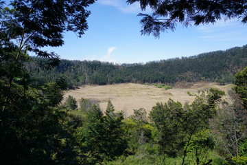 A stunning panorama behind the hill