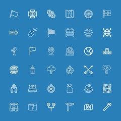 Editable 36 direction icons for web and mobile