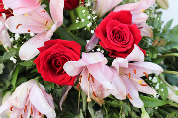Wedding Flower Detail Closeup Colorful