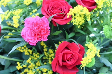 Wedding Flower Detail Closeup Colorful