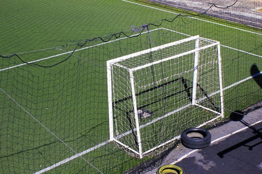 Goalpost at 5 x 5 mini soccer field