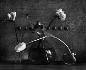 still life with flowers - 328276103