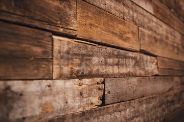 Rustic wooden wall background