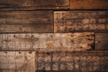 Rustic wooden wall background