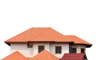 red roof of a house © jan nakhonkae