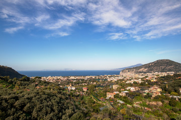 Vista e panorama sulle splendide cittadine immerse nel verde.