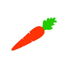 carrot icon. vector illustration. Isolated icons for web design.