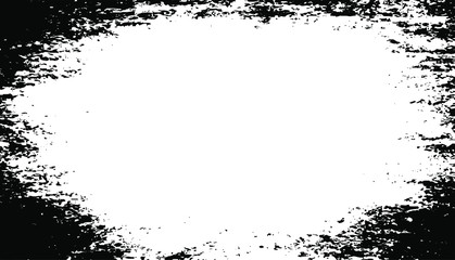 Scratched Frame. Grunge Urban Background Texture Vector. Dust Overlay. Distressed Grainy Grungy Framing Effect. Distressed Backdrop Vector Illustration. EPS 10.