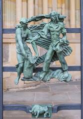 Sculptures on the St. Vitus Gate, Prague