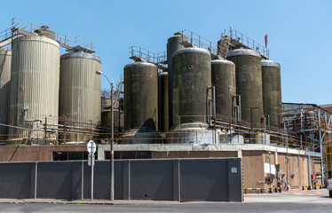 Cape Town, South Africa. Dec 2019. Exterior view of a South African brewery close to cape Town, Western Cape, South Africa.