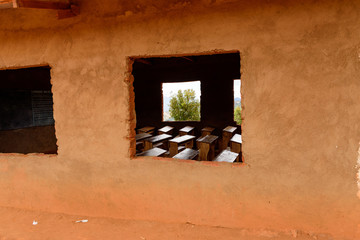 Basic primary school in the Usambara Mountains