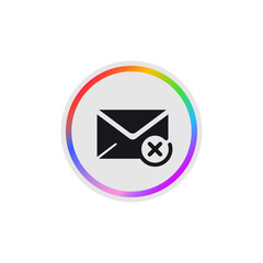 Delete Email -  Modern App Button